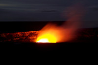 14. Kilauea caldera by night